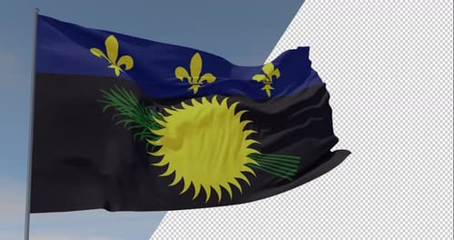 Realistic Waving Flag Animation with Alpha Channel