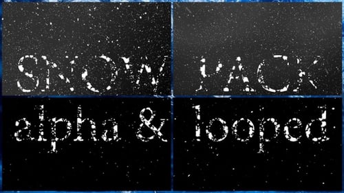 Alpha Channel Realistic Falling Snow Particle Overlays