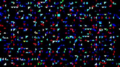 Colorful Glitch Pixel Noise Abstract Digital Background Loop