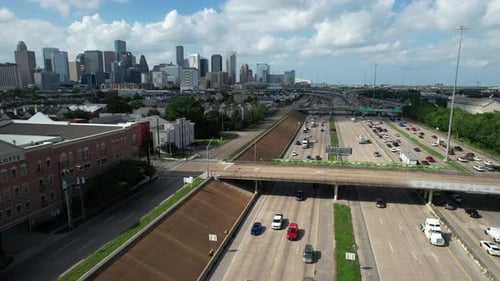More Highway action of Houston Texas