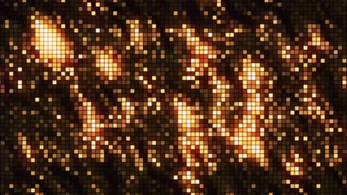 Golden schillernder Hintergrund mit Pixeln