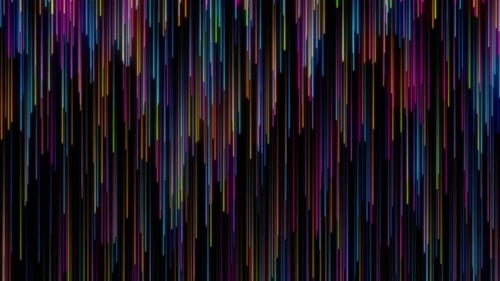 Fallende abstrakte bunte Streifen Tropfen Looping Hintergrund