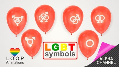 LGBT Symbol Balloons
