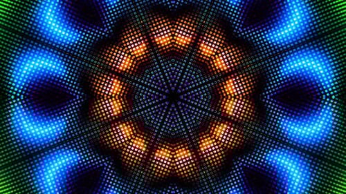 Moving rainbow background. Infinitely looped animation.