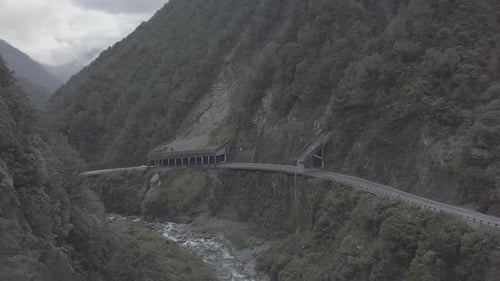 Arthurs Pass aerial