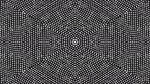 Optical Illusion Morphing Dot Pattern Loop