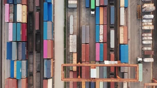 Containers and seaport