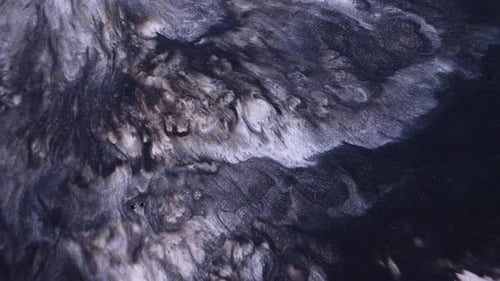 Swirling Gray and Black Abstract Fluid Texture