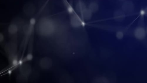 Futuristic Technology Network Connection Animated Background