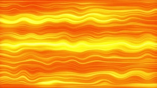 Fluid Wavy Lines Abstract Orange Yellow Motion Background