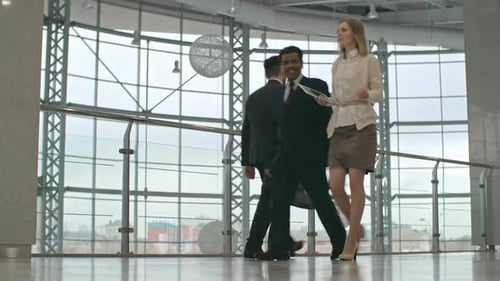 Business People in the Office Center