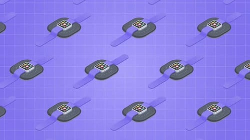 Smart Watch Charging Background