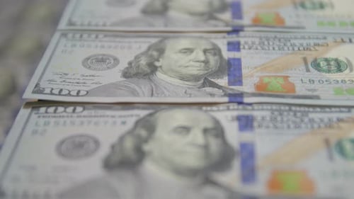 100-Dollar-Banknotenscheine
