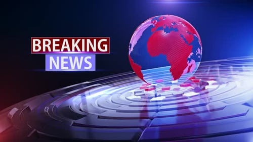 Breaking News Background Loop D56