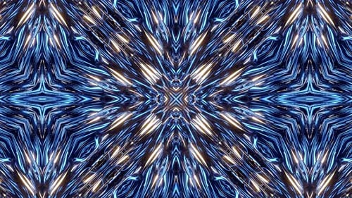 Modèles de kaléidoscope futuriste VJ Loop Mouvement psychédélique Abstrait
