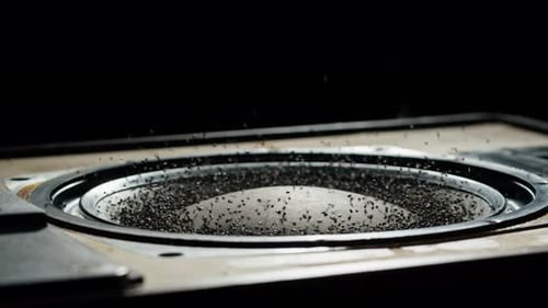 Acoustic Sound System Closeup Flying Spices