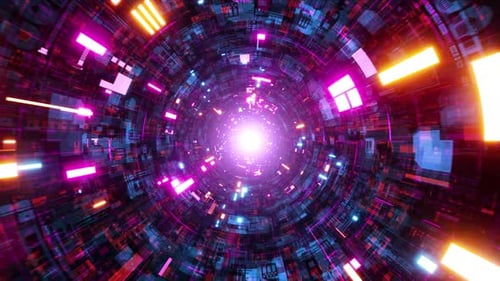 Colorful Cyber Data Transfer Technology