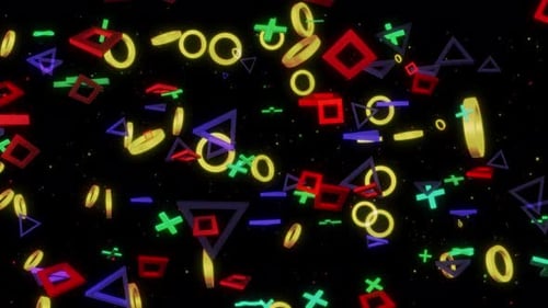Neon-Hintergrund Circle 05