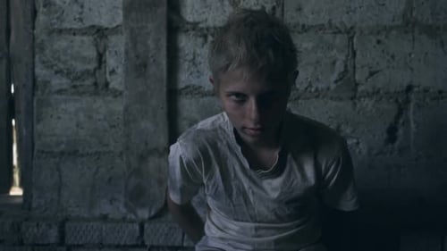 Kidnapped Man Teenager Sits Chained In Dark Chamber And Awaits Free