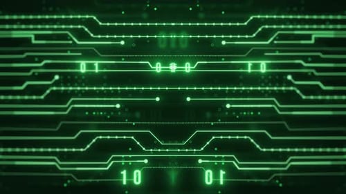 Abstract Technology Lines Data Background