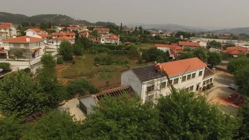 New Roof Aerial View