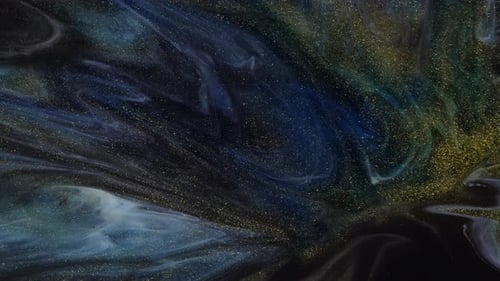 Abstract Background with Swirling Colors and Glitter