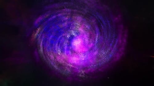 Swirling Galaxy Nebula Particles Abstract Background
