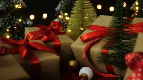 Geschenke in der Weihnachtszeit