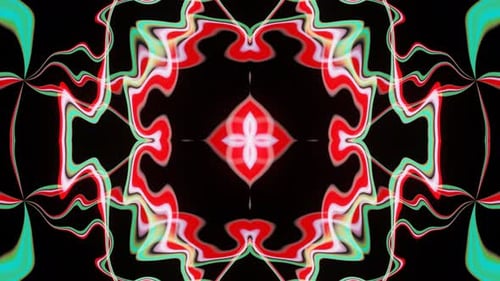 Dynamically pulsating pattern VJ Loop animation