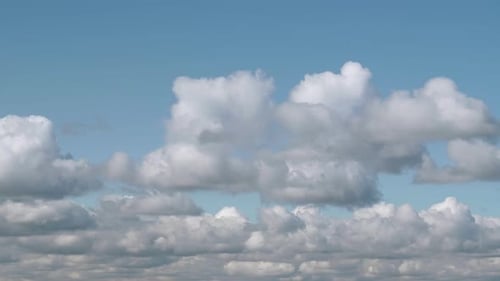 6K Cloud Puffy Timelapse
