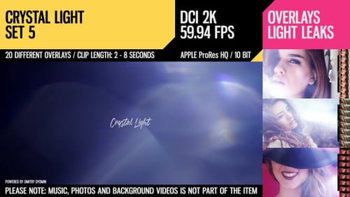 Cinematic Light Leaks and Lens Flare Overlays