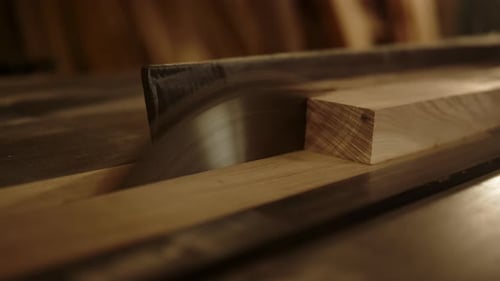 Wooden Plank Preparing for Product in Studio