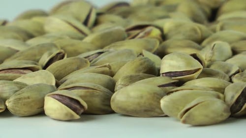 Heap of Pistachios Close Up Food Photography