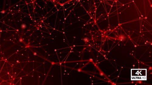 Fundo vermelho do plexo em loop V3