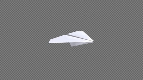 Paper Plane - Blank Page - Flying Transition I