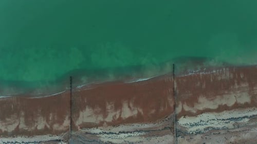 Ocean Waves Drone 4K