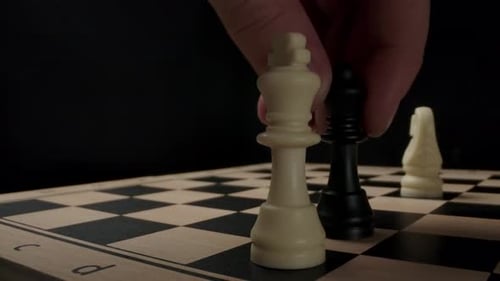 Checkmate with chess piece placement on chessboard