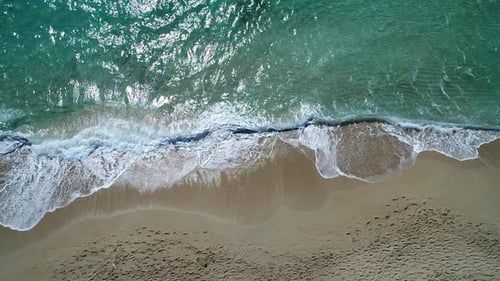 Clear Turquoise Sea and Sunny Beach