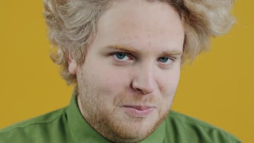 Close up of Young Adult Looking at Camera