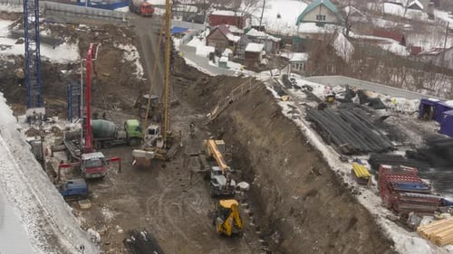 Construction Timelapse Top View