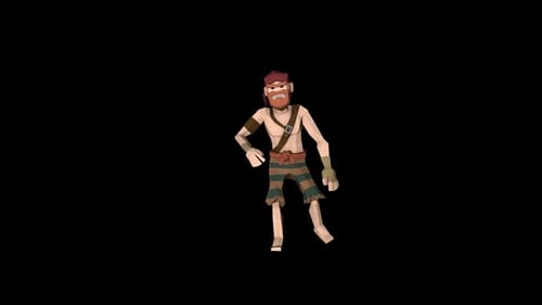 Low Poly Pirate Sailor Dance