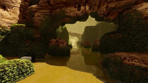 Traveling On A Mysterious Island
