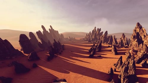 Base On A Space Planet