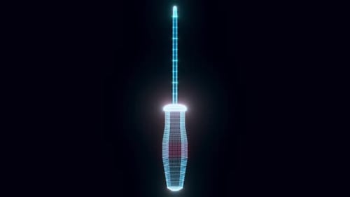 Industrial Tools Hologram Rotating Hd