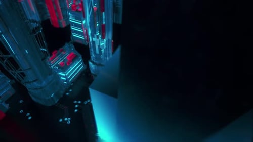 Futuristic Corporate Digital Strategy Text Reveal Intro