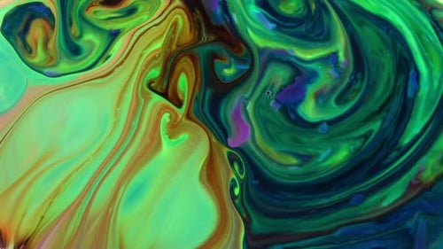 Abstract Colorful Sacral Liquid Waves Texture 878