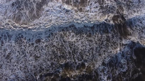 Ondas después de la tormenta aérea