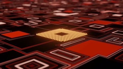 CPU. Modern processor.