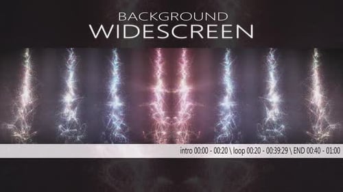 Dynamic Abstract Particle Light Streams Background Loop
