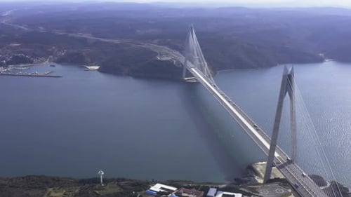 Istanbul Yavuz Sultan Selim Bridge Luftbild 9